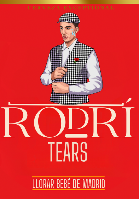Rodri Tears Bottle Sticker (4 - Pack)