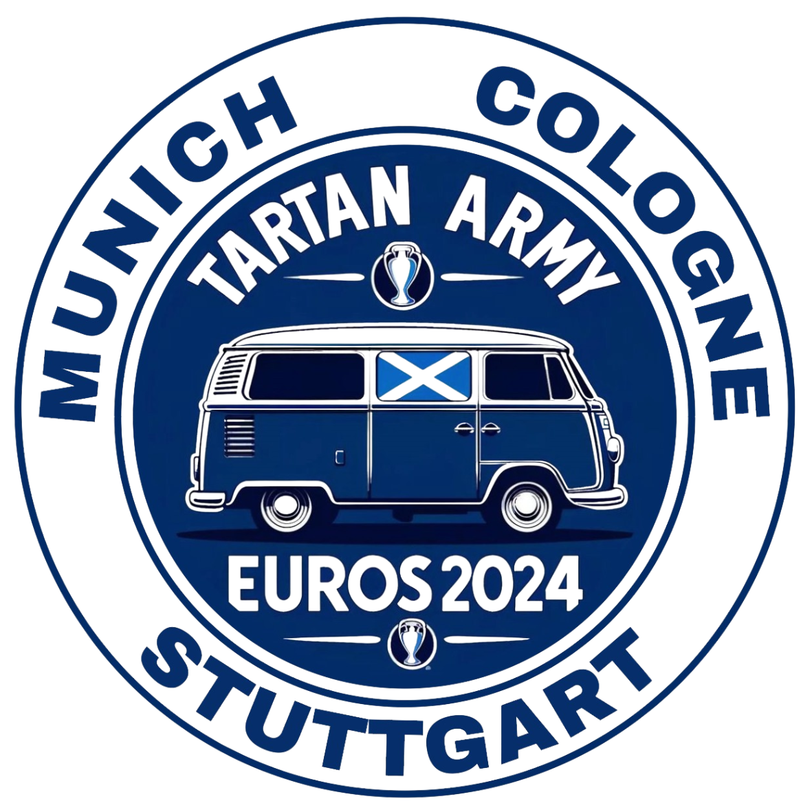 Euro 2024 Campervan Style Stickers - (Multi pack and Single Design Pack)